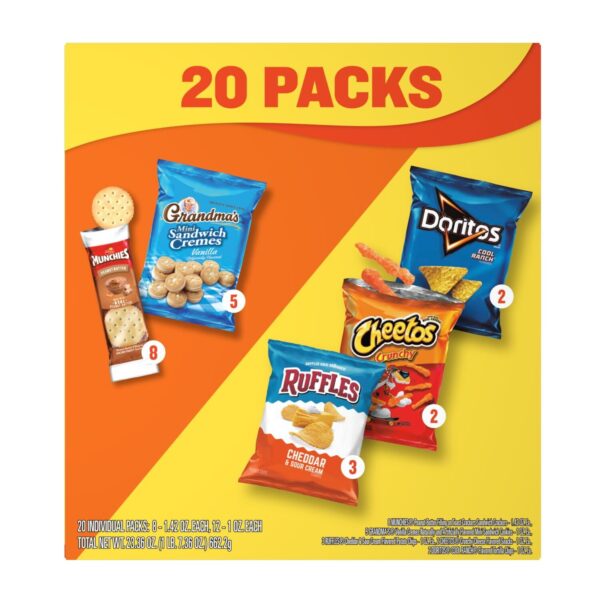 Frito-Lay Snack Time Variety Pack Snacks, Mix of Munchies