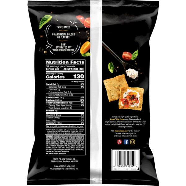 Stacy&apos;s Parmesan Garlic Herb, 16 oz