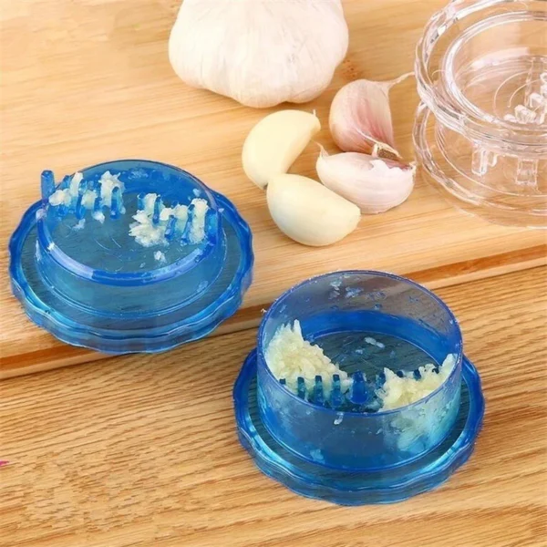 Household Garlic Crusher Grater Plastic Box Twist Peeler Mincer Press Kitchen Accessories Ginger Garlic Presses Kitchen Supplies